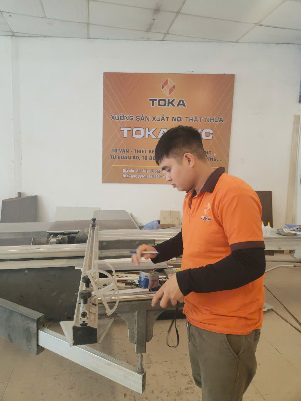 Xưởng sản xuất TOKA PVC tại Thái Nguyên